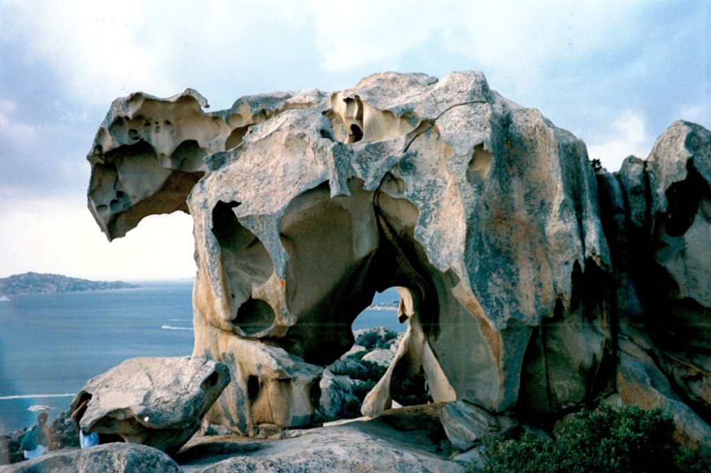 Roccia di capo d’orso a Palau.